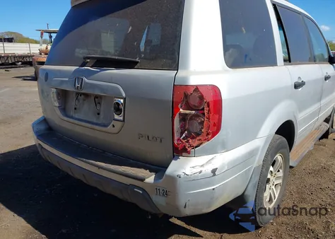 2003 Honda Pilot Ex-L from USA, damaged, VIN 2HKYF18543H610644